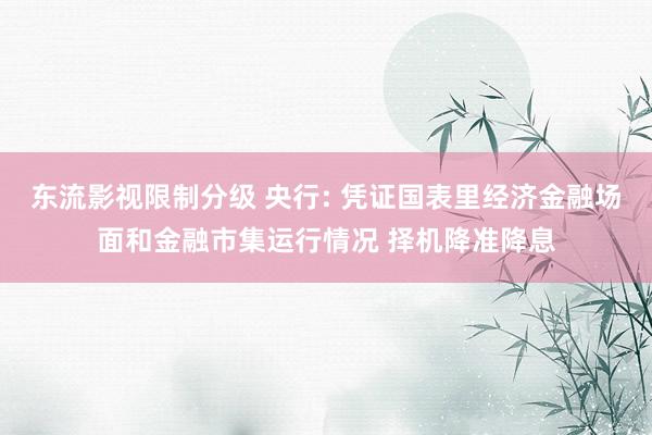 东流影视限制分级 央行: 凭证国表里经济金融场面和金融市集运行情况 择机降准降息